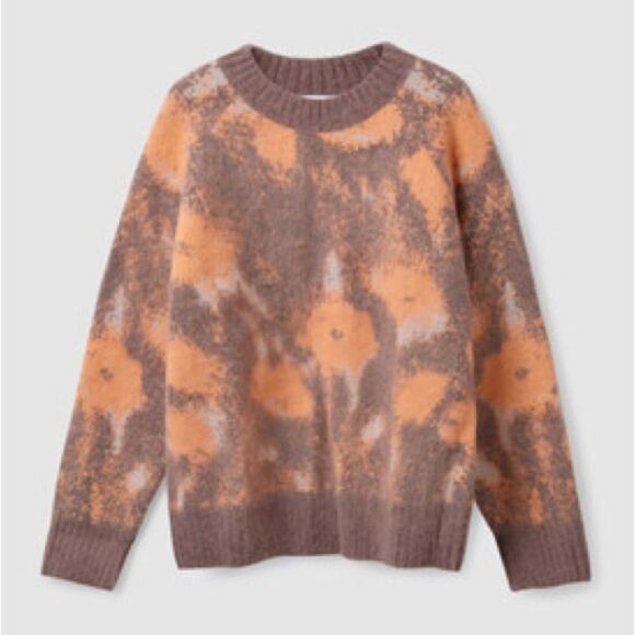 COS Abstract Floral Jacquard Sweater NWT - Picture 2 of 9